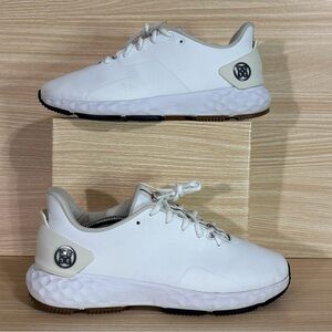 G/FORE MG4+ Men’s 9 Snow White Spikeless Golf Shoes Pray For Birdies